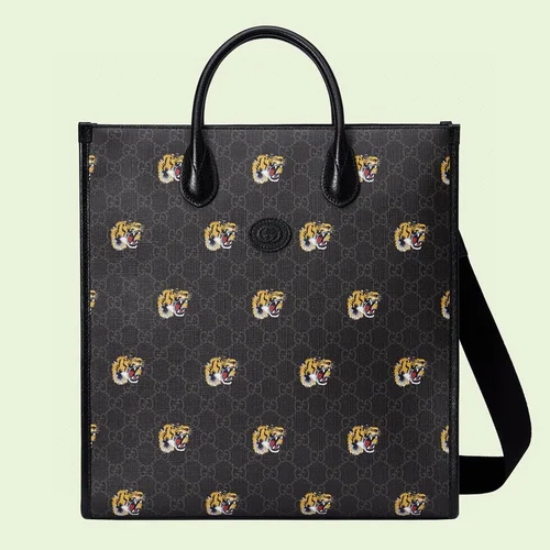 Gucci Original Tote Bags Large Authentic GG Canvas Luxury