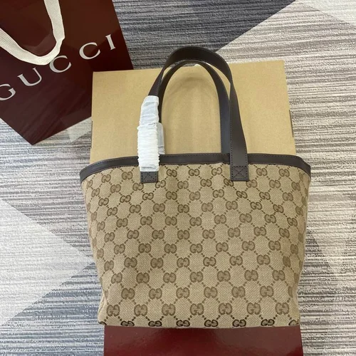 Gucci Original Tote Bags Large Authentic GG Canvas Luxury