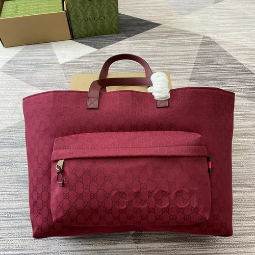 Gucci Original Tote Bags Large Authentic GG Canvas Luxury