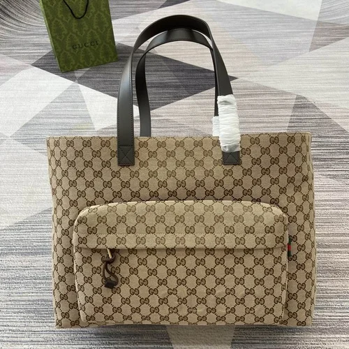 Gucci Original Tote Bags Large Authentic GG Canvas Luxury