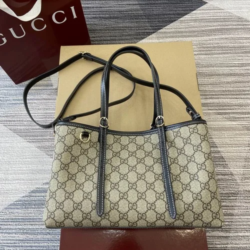 Gucci Original Tote Bags Large Authentic GG Canvas Luxury