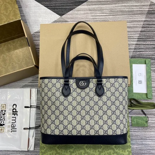 Gucci Original Tote Bags Large Authentic GG Canvas Luxury