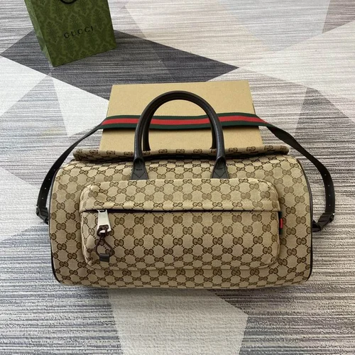 Gucci Original Travelling Bag Large Authentic GG Canvas
