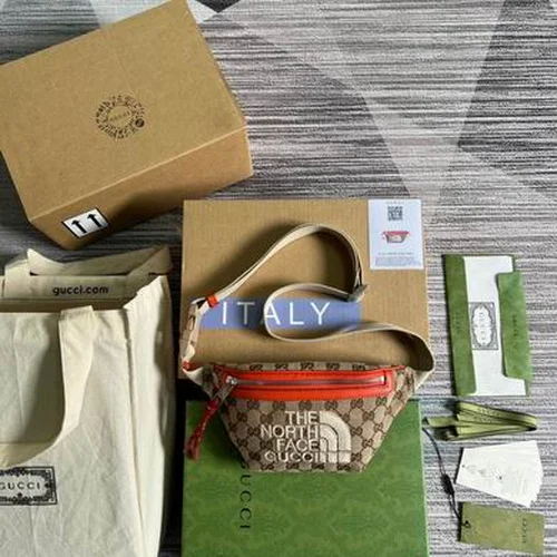 Gucci Original Waist Bags Authentic GG Canvas Luxury