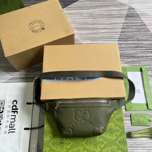 Gucci Original Waist Bags Authentic GG Canvas Luxury