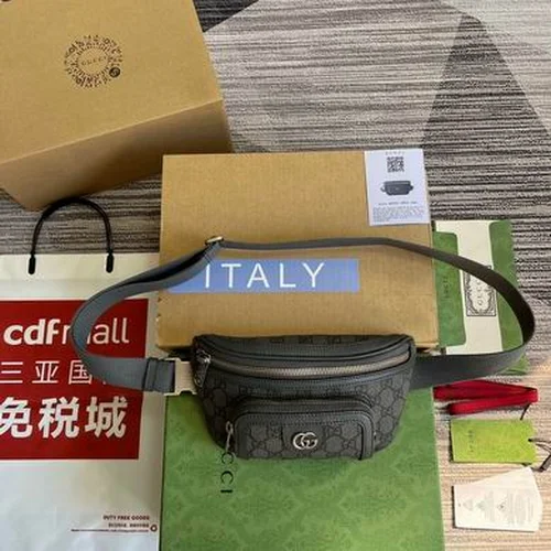 Gucci Original Waist Bags Authentic GG Canvas Luxury