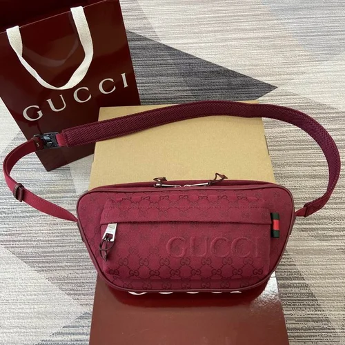Gucci Original Waist Bags Authentic GG Canvas Luxury
