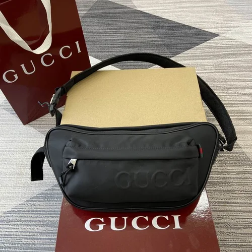 Gucci Original Waist Bags Authentic GG Canvas Luxury