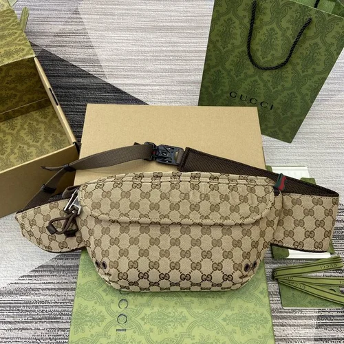 Gucci Original Waist Bags Authentic GG Canvas Luxury