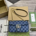 Gucci Original GG Marmont Medium Authentic Quilted Luxury