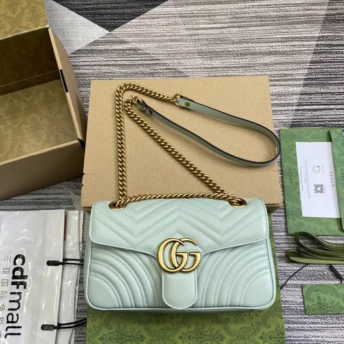 Gucci Original GG Marmont Medium Authentic Quilted Luxury