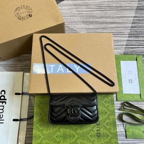 Gucci Original GG Marmont Medium Authentic Quilted Luxury