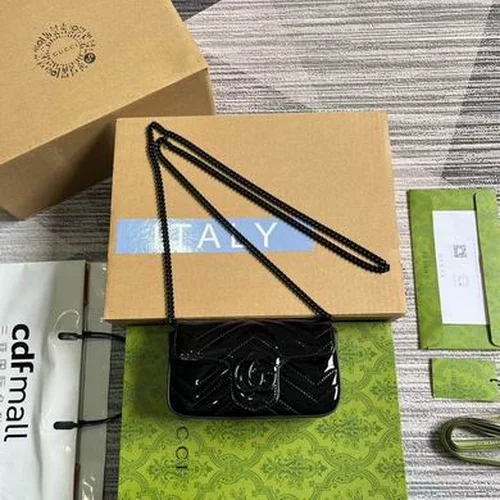 Gucci Original GG Marmont Medium Authentic Quilted Luxury