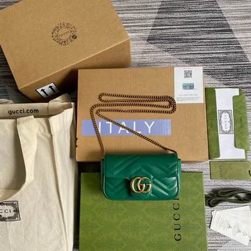 Gucci Original GG Marmont Medium Authentic Quilted Luxury