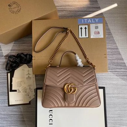 Gucci Original GG Marmont Medium Authentic Quilted Luxury