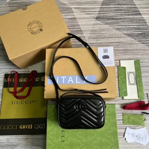 Gucci Original GG Marmont Medium Authentic Quilted Luxury