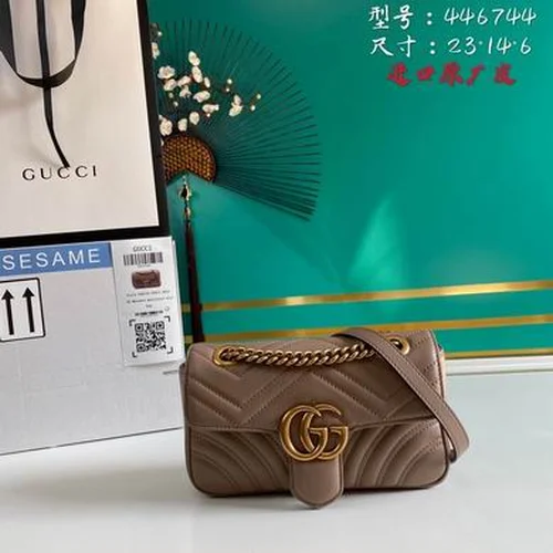 Gucci Original GG Marmont Medium Authentic Quilted Luxury