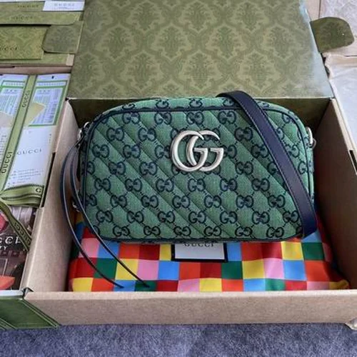 Gucci Original GG Marmont Medium Authentic Quilted Luxury