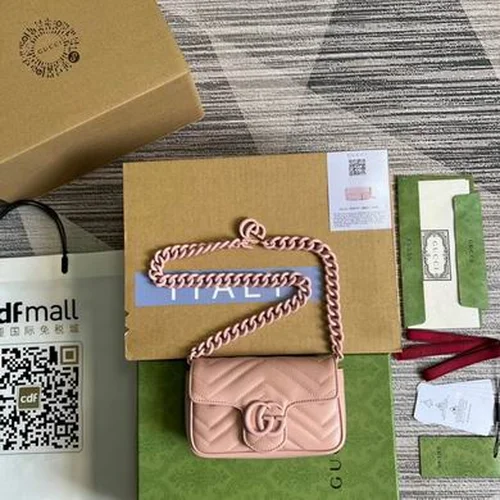 Gucci Original GG Marmont Medium Authentic Quilted Luxury