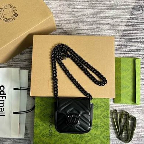 Gucci Original GG Marmont Medium Authentic Quilted Luxury