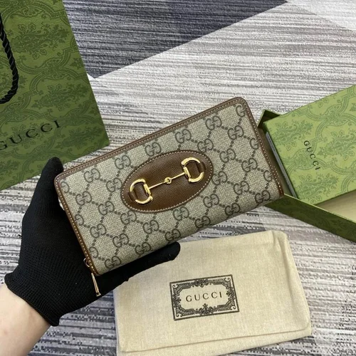 Gucci Original Women's Wallet Authentic GG Canvas Luxury