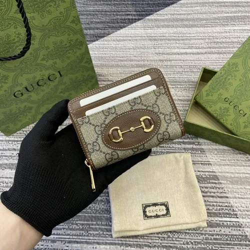 Gucci Original Women's Wallet Authentic GG Canvas Luxury