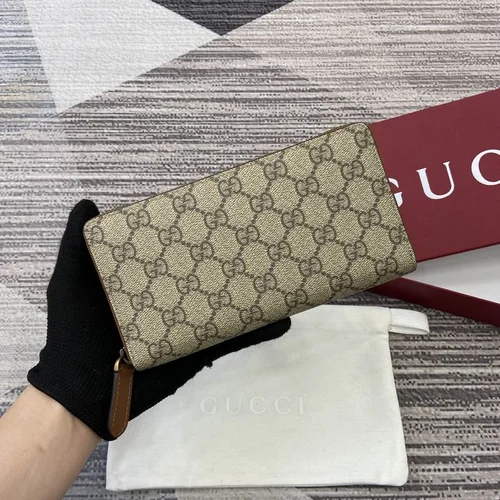 Gucci Original Women's Wallet Authentic GG Canvas Luxury