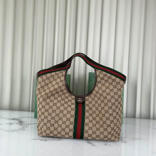 Gucci Original Tote Bags Large Authentic GG Canvas Luxury