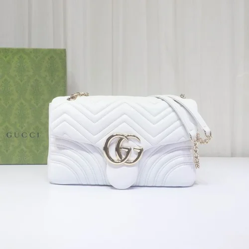 Gucci Original GG Marmont Medium Authentic Quilted Luxury