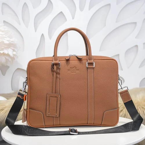 11 Hermes Original Briefcase Men Authentic Leather Luxury