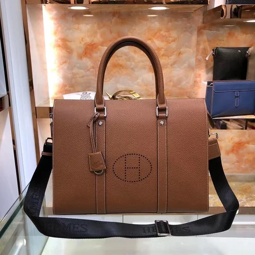 11 Hermes Original Briefcase Men Authentic Leather Luxury