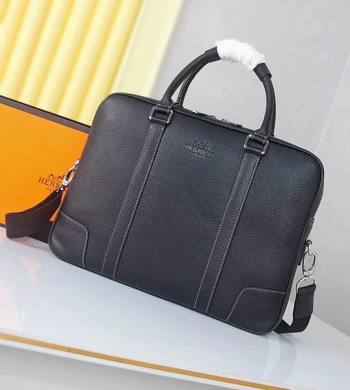 11 Hermes Original Briefcase Men Authentic Leather Luxury