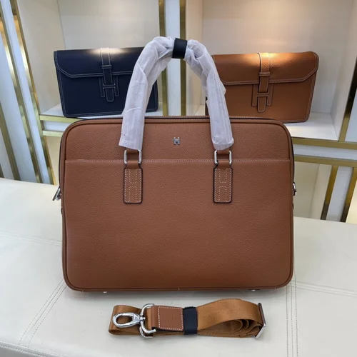 11 Hermes Original Briefcase Men Authentic Leather Luxury