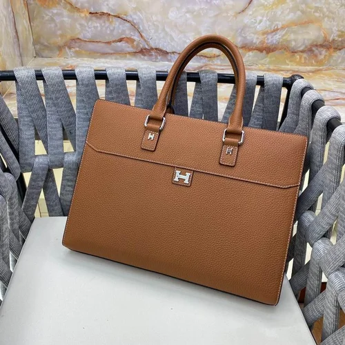 11 Hermes Original Briefcase Men Authentic Leather Luxury