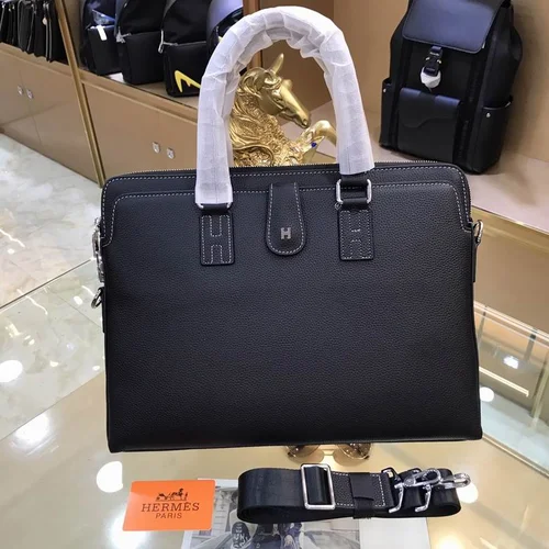 11 Hermes Original Briefcase Men Authentic Leather Luxury