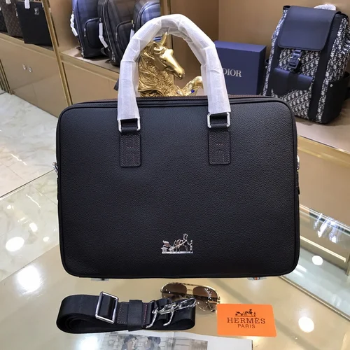 11 Hermes Original Briefcase Men Authentic Leather Luxury