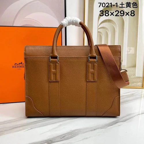 11 Hermes Original Briefcase Men Authentic Leather Luxury