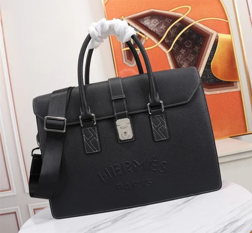 11 Hermes Original Briefcase Men Authentic Leather Luxury