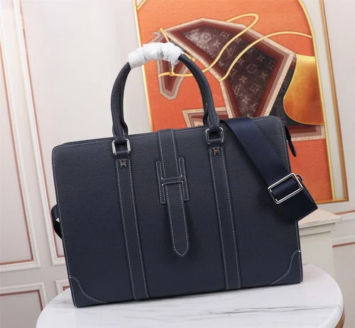 11 Hermes Original Briefcase Men Authentic Leather Luxury