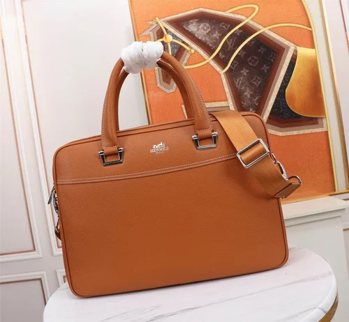 11 Hermes Original Briefcase Men Authentic Leather Luxury