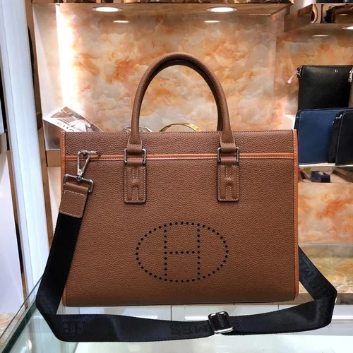 11 Hermes Original Briefcase Men Authentic Leather Luxury