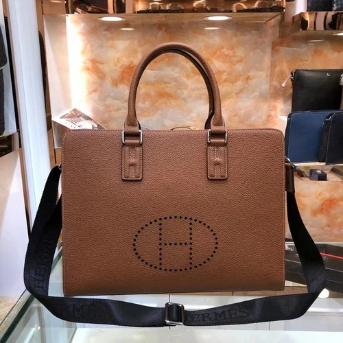 11 Hermes Original Briefcase Men Authentic Leather Luxury