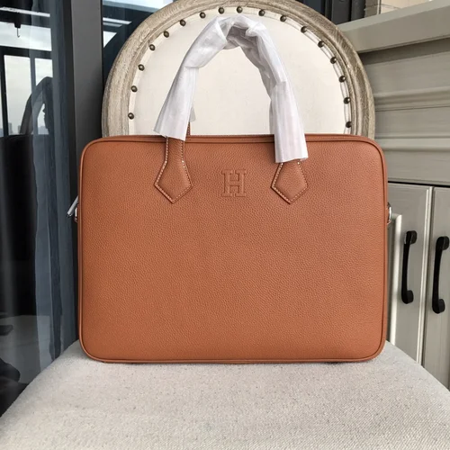 11 Hermes Original Briefcase Men Authentic Leather Luxury
