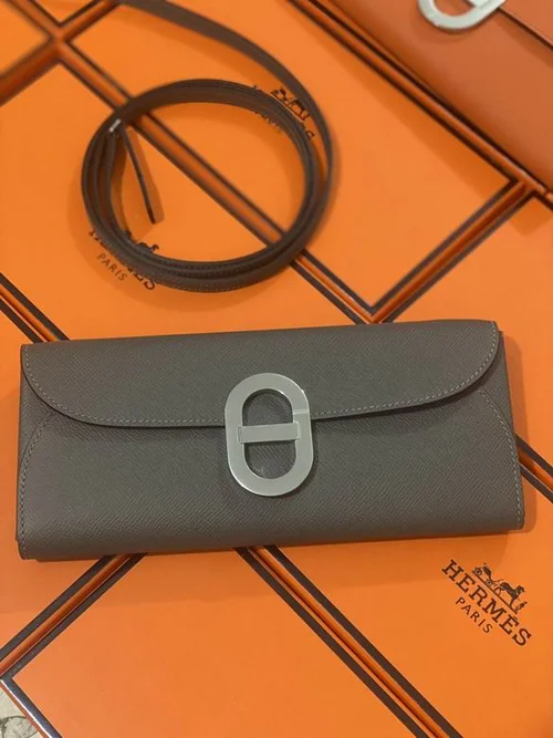 11 Hermes Original Women's Wallet Authentic Epsom Leather