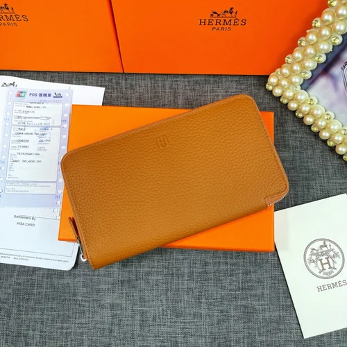 11 Hermes Original Women's Wallet Authentic Epsom Leather