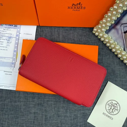 11 Hermes Original Women's Wallet Authentic Epsom Leather