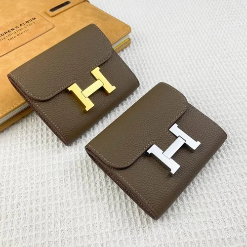 11 Hermes Original Women's Wallet Authentic Epsom Leather