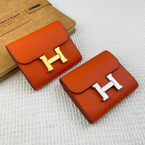 11 Hermes Original Women's Wallet Authentic Epsom Leather