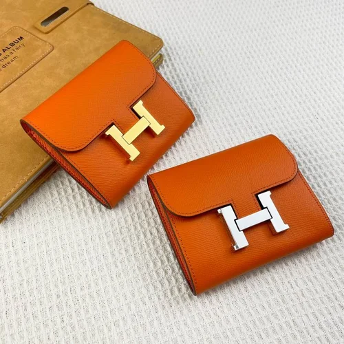 11 Hermes Original Women's Wallet Authentic Epsom Leather