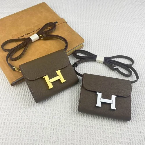 11 Hermes Original Women's Wallet Authentic Epsom Leather